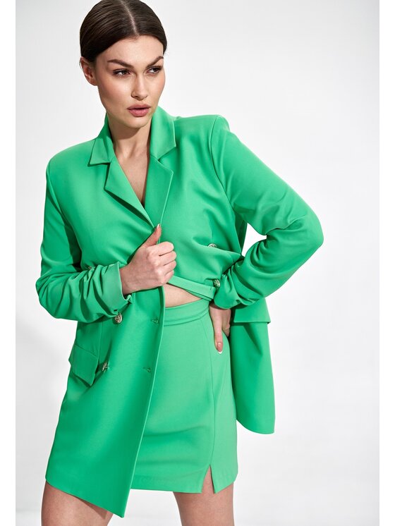 FIGL FIGL Marynarka M865 Zielony Regular Fit