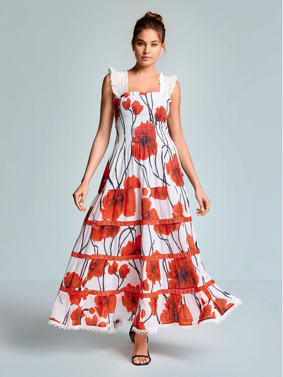 Iconique Iconique Vestito da spiaggia 26-089 Bianco