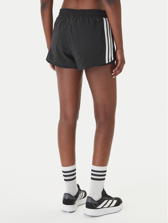 adidas adidas Спортивні шорти Pacer Workout Woven 2in1 KD9742 Чорний Regular Fit