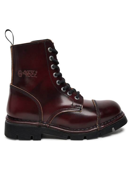 NEW ROCK Šņorzābaki M-MILI083C-S56 Bordo