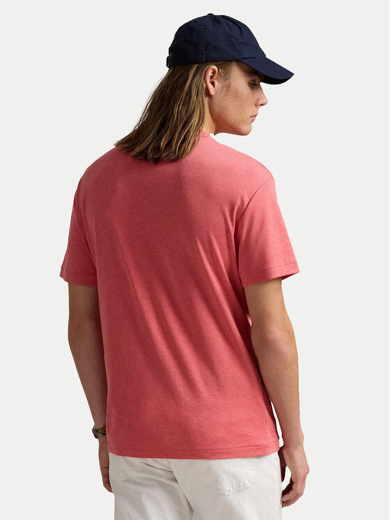 Polo Ralph Lauren Polo Ralph Lauren T-Shirt 710740727033 Różowy Slim Fit