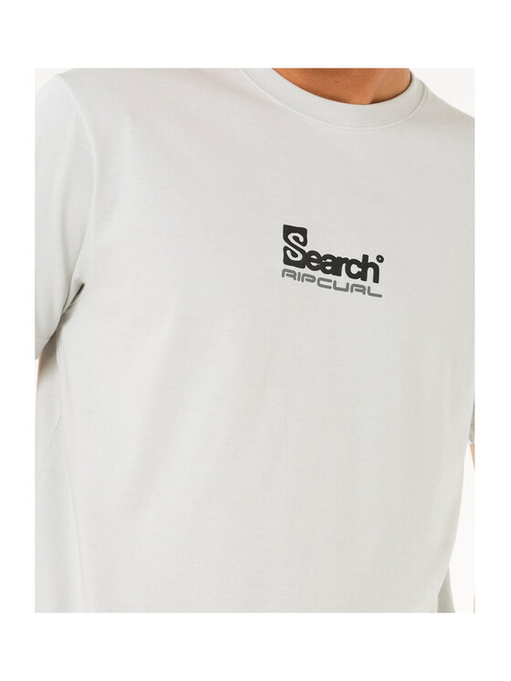Rip Curl Rip Curl T-Shirt Vaporcool Searchin Tee Szary Standard Fit