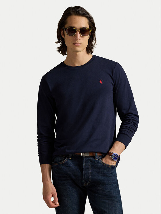 Polo Ralph Lauren Polo Ralph Lauren Longsleeve Classics 710671468024 Bleumarin Slim Fit