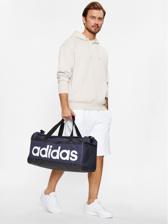 adidas adidas Σάκος Essentials Linear Duffel Medium HR5349 Σκούρο μπλε