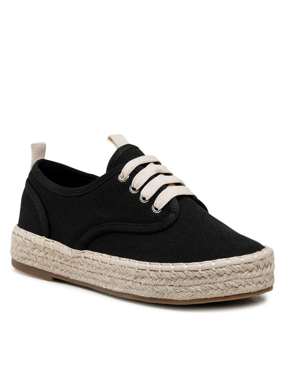 DeeZee DeeZee Espadrilles CSK1576-03 Fekete