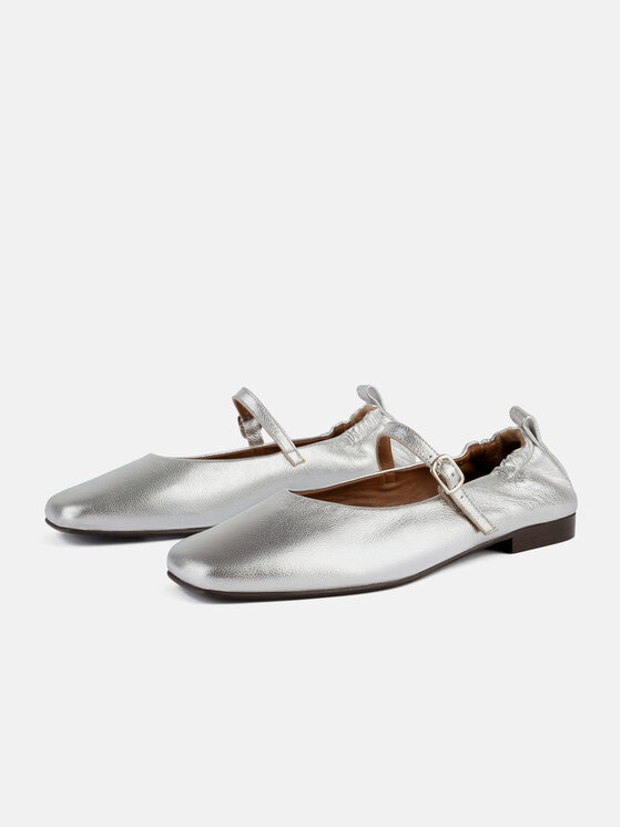 L37 L37 Baleriny LUXE STRIDES Srebrny
