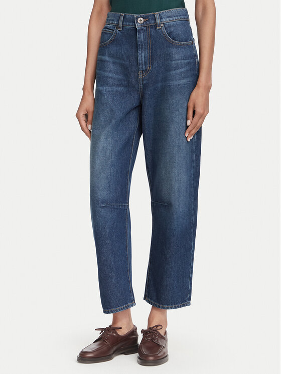 Weekend Max Mara Blugi Caduca 2625186041 Bleumarin Boyfriend Fit