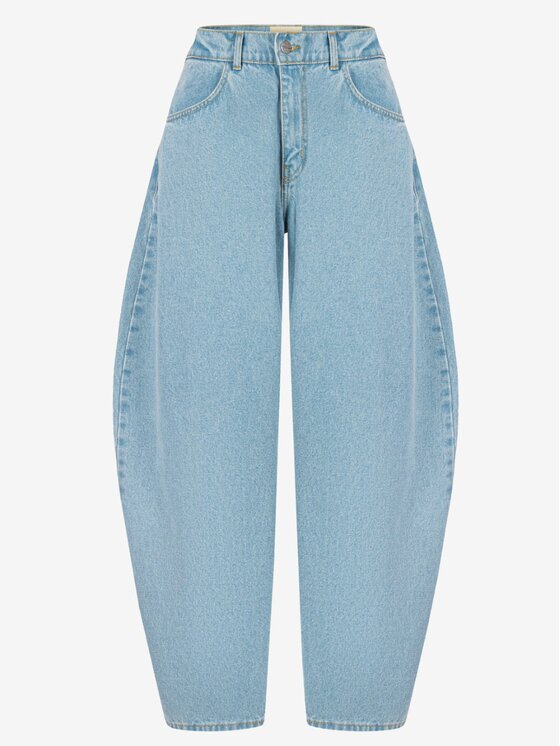 Le Collet Le Collet Jeansy LOR Niebieski jasny Wide Leg