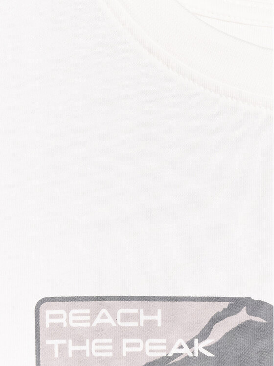 4F 4F T-Shirt APRES SKI Biały Oversize
