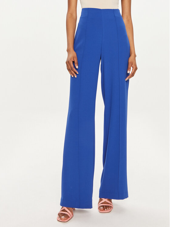 Morgan Pantaloni din material 241-PBARY Albastru Straight Fit