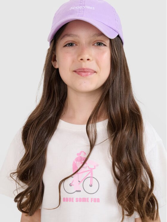 4F 4F T-Shirt 4FJRSS25TTSHF2645-11S Biały Regular Fit
