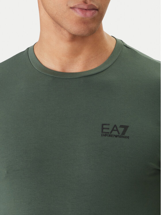 EA7 Emporio Armani EA7 Emporio Armani Marškinėliai ilgomis rankovėmis 8NPT28 PJVQZ U7260 Žalia Slim Fit