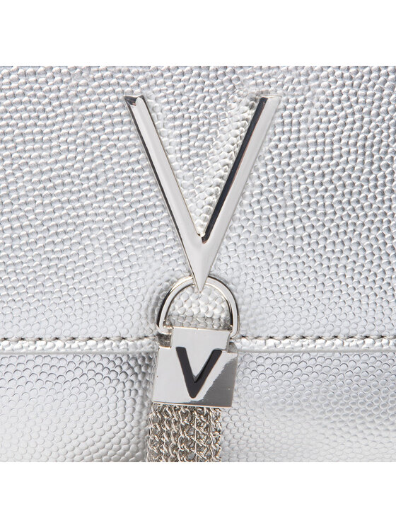Valentino Valentino Ročna torba Divina VBS1R401G Srebrna