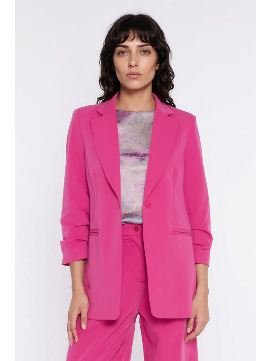 NIFE NIFE Marynarka Z98 Różowy Blazer Fit