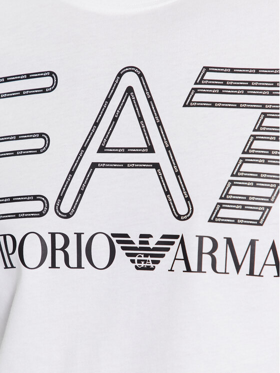 EA7 Emporio Armani EA7 Emporio Armani T-Shirt 6RPT03 PJFFZ 1100 Biały Regular Fit