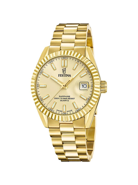 Festina Festina Zegarek F20086-A Złoty
