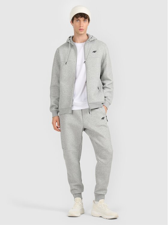 4F 4F Pantaloni da tuta 4FRMM00TTROM1623-27M Grigio Jogger Fit