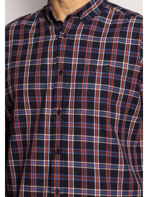 Lee Cooper Lee Cooper Koszula NEW TENBY Czerwony Comfort Fit