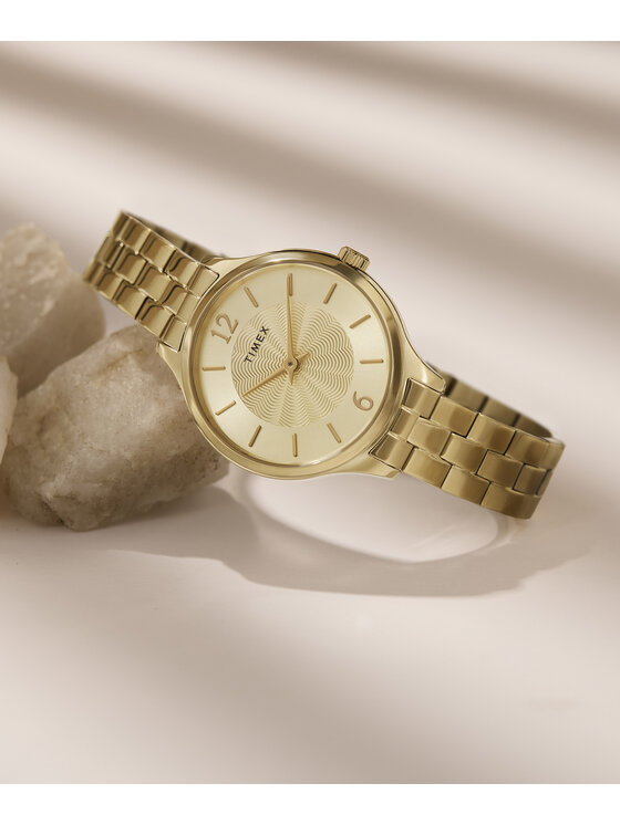 Timex Timex Ρολόι TW2W98200 Χρυσό