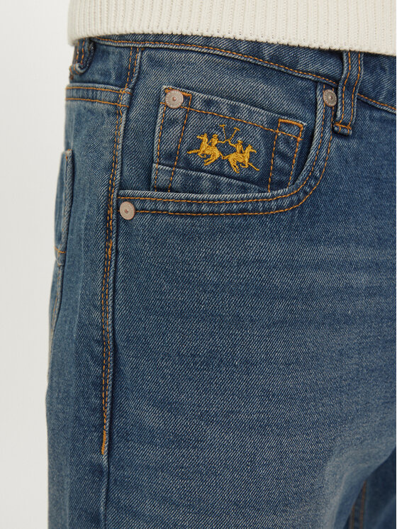 La Martina La Martina Blugi ZMT014 DM106 Bleumarin Regular Fit