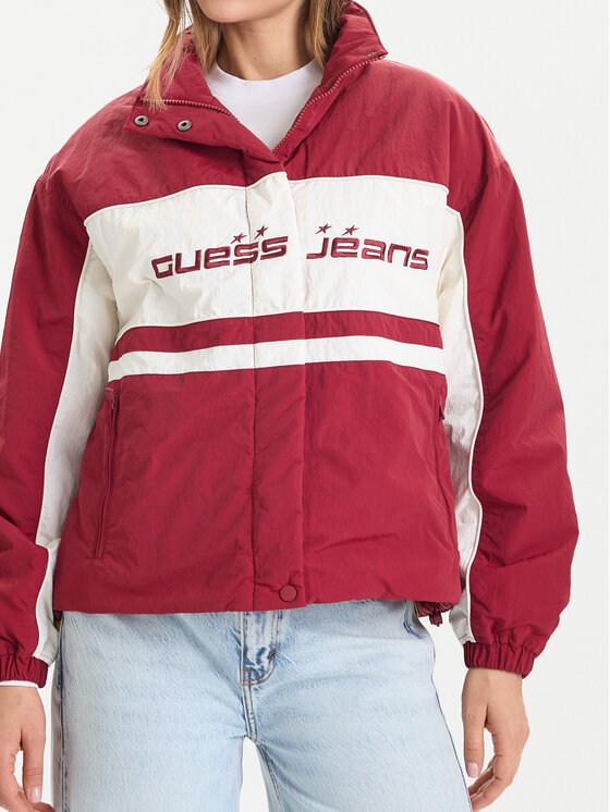 Guess Jeans Guess Jeans Giacca di transizione W5BL11 WGYL2 Rosso Regular Fit