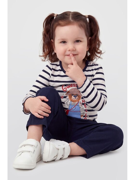 Guess Kids Guess Kids T-Shirt 185346 Niebieski Classic Fit