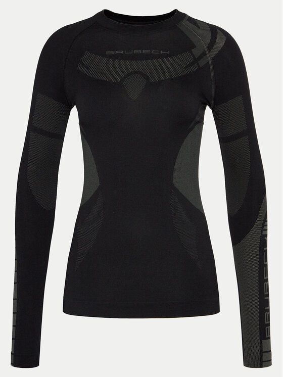Brubeck Brubeck Termoaktīva apģērba augšdaļa LS1307W Melns Slim Fit