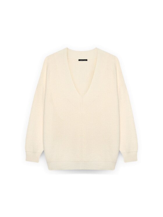 Fiorella Rubino Fiorella Rubino Maglione M031E002017N021 Bianco Regular Fit