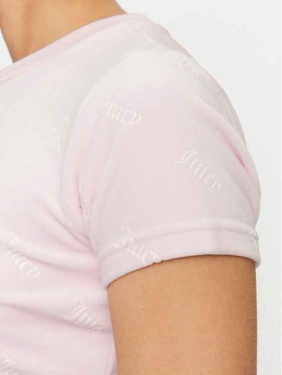 Juicy Couture Juicy Couture Majica Kailey JCSSC223421381 Roza Regular Fit