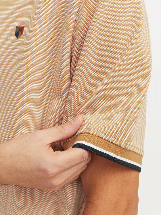 Jack&Jones Jack&Jones Polo Bluwin 12169064 Narančasta Regular Fit
