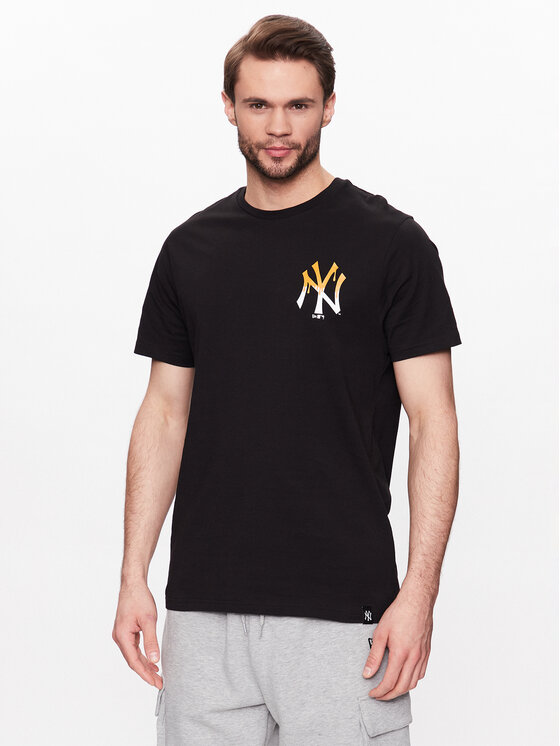 New Era T-Shirt New York Yankees MLB Drip Logo 60332179 Czarny