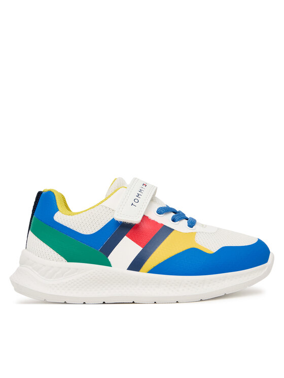 Tommy Hilfiger Sneakers Flag Low Cut Lace-Up/Velcro T1X9-34369-1843 M Colorat