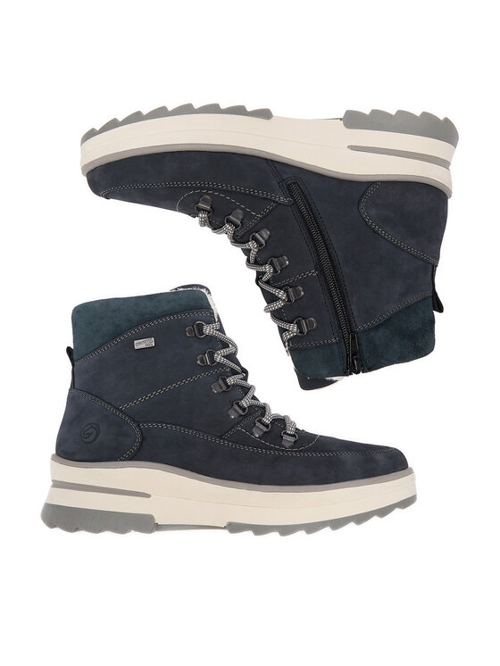 Remonte Remonte Schnürschuhe CEO-D2B74-14 Dunkelblau