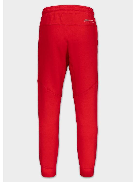 PITBULL PITBULL Spodnie dresowe ADCC DOGWOOD POCKET Czerwony Regular Fit