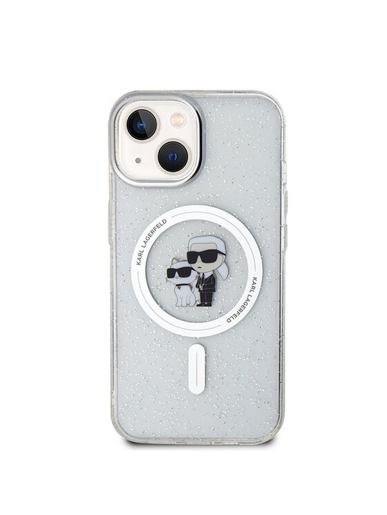 KARL LAGERFELD KARL LAGERFELD Etui na telefon iPhone 15 Przezroczysty