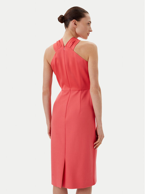 BOSS BOSS Koktel haljina Datinar 50538291 Koraljna Slim Fit