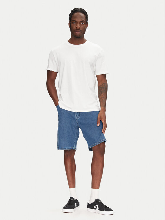 Wrangler Wrangler Džínsové šortky Frontier 112362493 Modrá Relaxed Fit