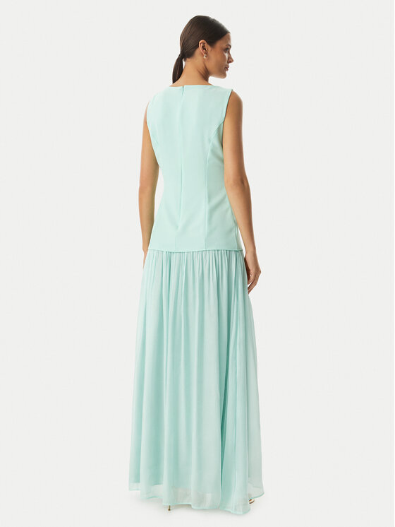 Rinascimento Rinascimento Večernja haljina CFC0020281002 Svijetlo zelena Slim Fit