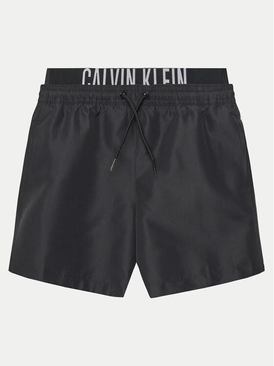 Calvin Klein Swimwear Pantaloni scurți pentru înot KV0KV00054 Negru Regular Fit