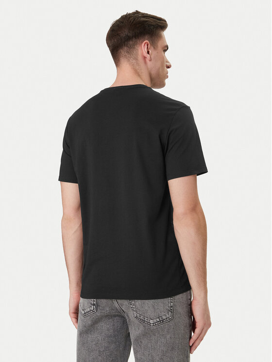 Calvin Klein Calvin Klein Tričko Micro Logo LV04LC255G Čierna Regular Fit