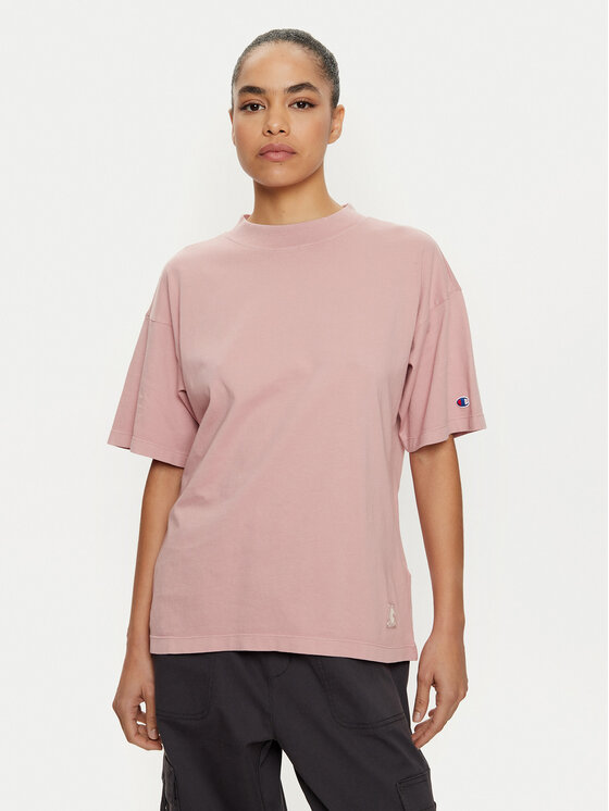 Champion Majica 117449 Roza Loose Fit