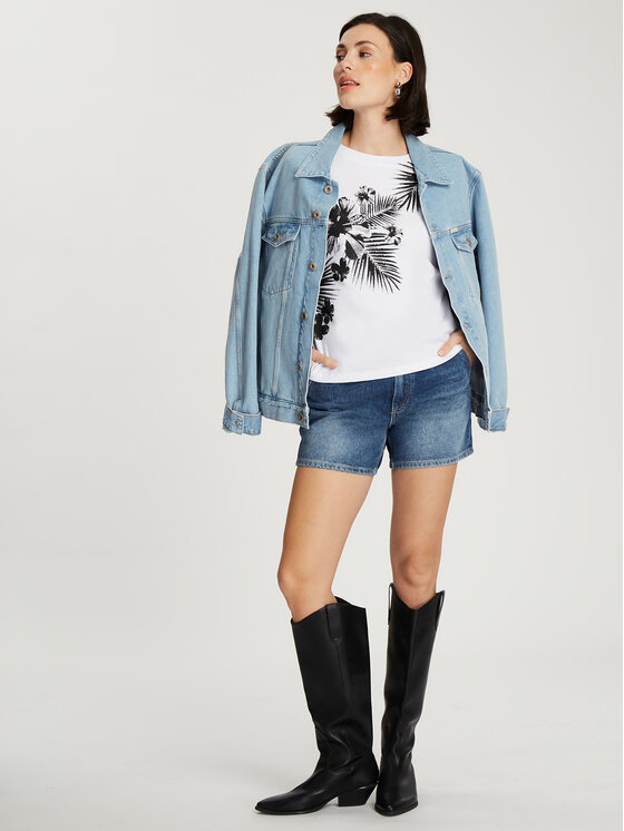 Cross Jeans Cross Jeans T-Shirt 56164-008 Biały