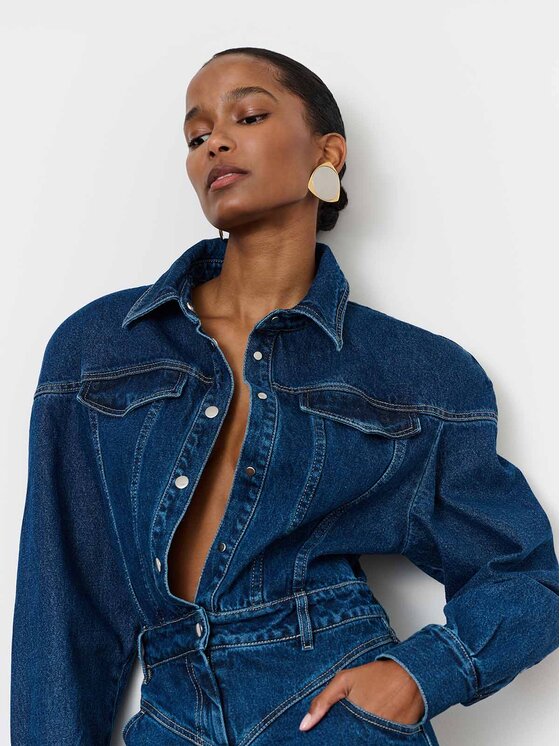 La Mania La Mania Vestito da giorno CASEY Blu scuro Classic Fit