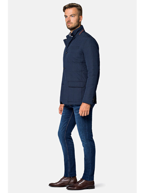 Lancerto Lancerto Kurtka przejściowa Bellaria Granatowy Regular Fit