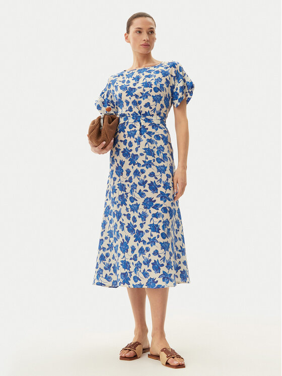 Weekend Max Mara Weekend Max Mara Letné šaty Cannes 2515221092 Modrá Regular Fit