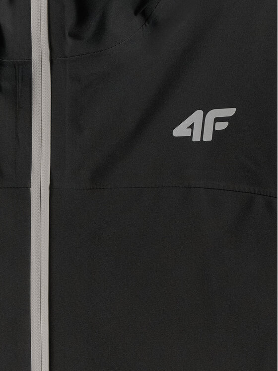 4F 4F Kurtka outdoor TREKKING Czarny Regular Fit