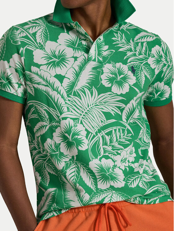 Polo Ralph Lauren Polo Ralph Lauren Polo särk 710B13529001 Roheline Slim Fit