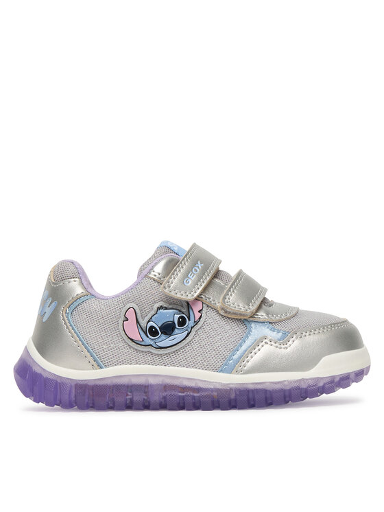 Geox Geox Sneakers B Lightyloo Girl B6561C 0AJAS C1316 Argintiu