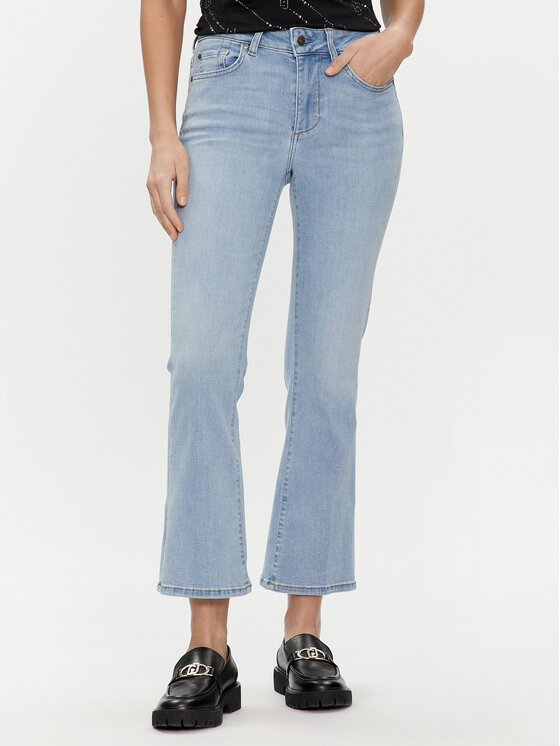 Liu Jo Liu Jo Teksad UA4175 D4615 Sinine Wide Leg