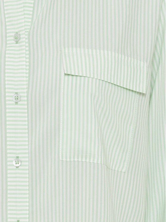Olsen Olsen Košeľa 12001697 Zelená Relaxed Fit